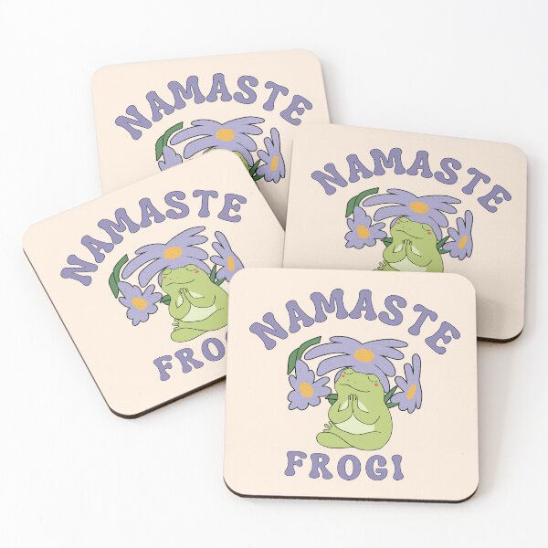 Item preview, Namaste frog, frogi designed and sold by BritishDelights.