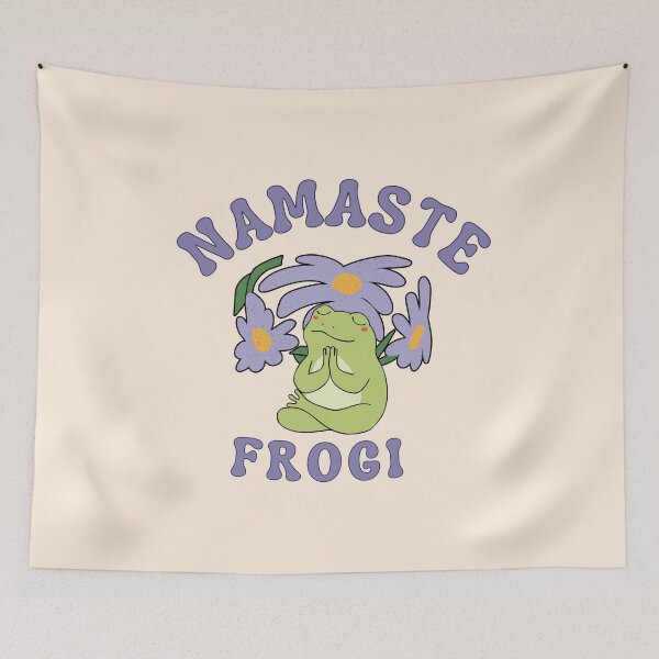 Item preview, Namaste frog, frogi designed and sold by BritishDelights.