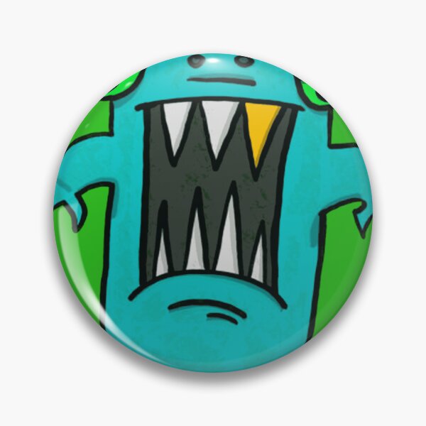 Item preview, Funny Teal Monster Screaming Graphic designed and sold by MixCreativ.