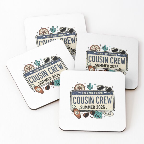 Item preview, Cousin Crew Summer 2026 Family Vacation Matching Retro Beach Reunion Design designed and sold by get55shirt.