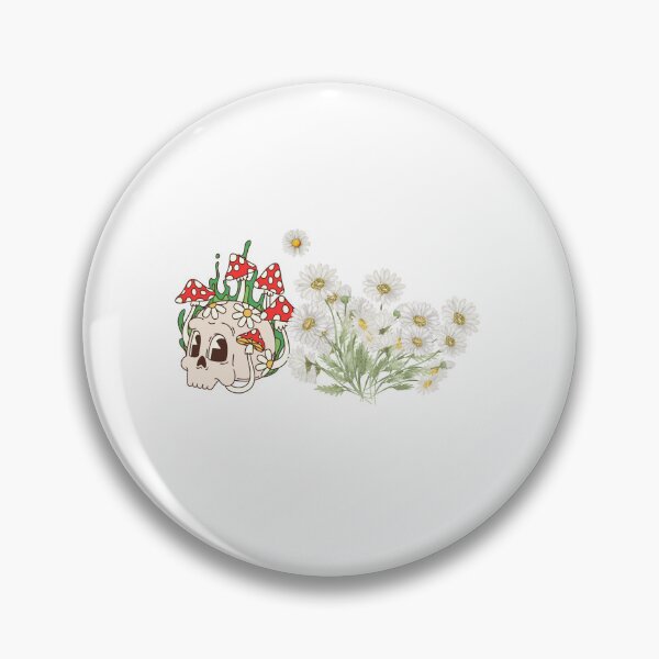 Item preview, Skull with Mushroom daisy  designed and sold by Sowaninongtdu.
