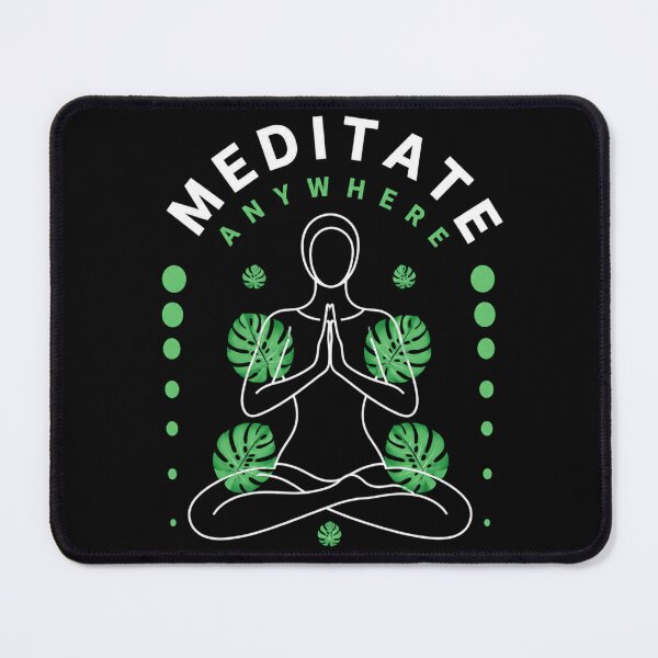 Item preview, Meditate Anywhere Yoga Monstera Leaf Wellness Gift designed and sold by Digistore1221.