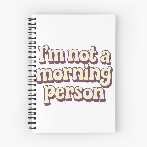 Item preview, I'm NOT A Morning Person! designed and sold by Ink And Inspire.