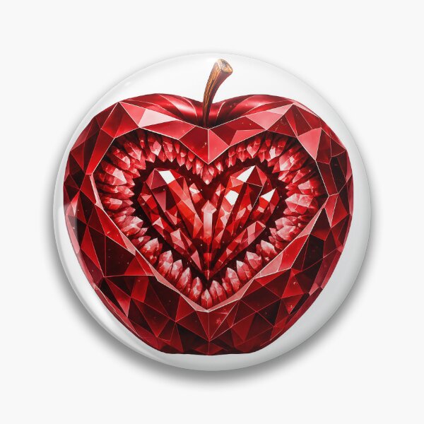 Item preview, Red Gemstone Apple designed and sold by wordspixies.