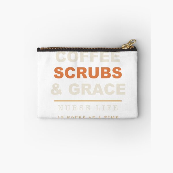 Item preview, Coffee Scrubs and Grace - Funny Nurse Life 12 Hour Shift designed and sold by Spraxl.
