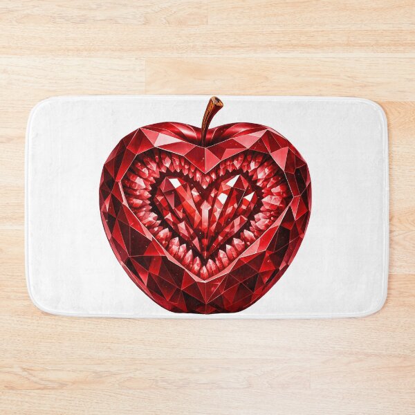 Item preview, Red Gemstone Apple designed and sold by wordspixies.
