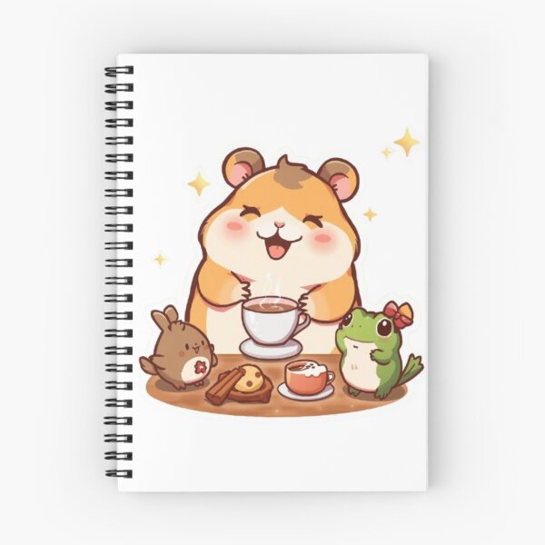 Item preview, Happy Barista Hamster Kawaii Sticker | Cute Coffee Shop Friend designed and sold by Stylestickers55.