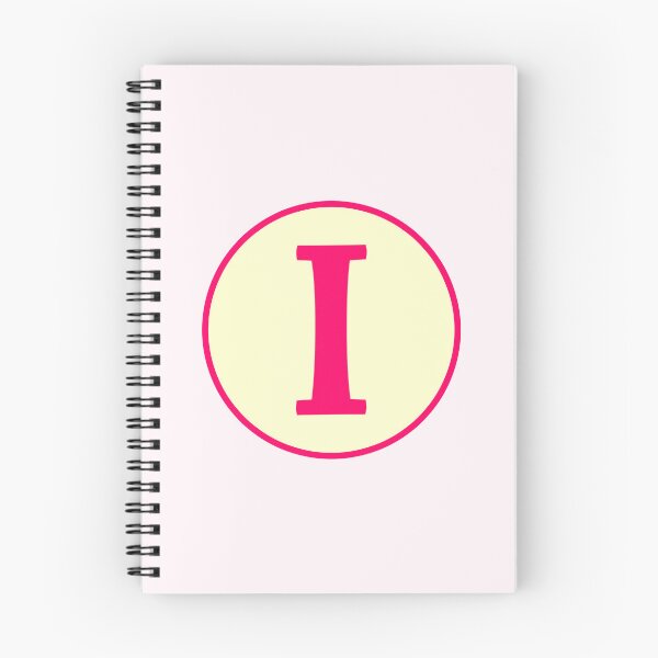 Item preview, Pink Alphabet Letter I Circle designed and sold by Jeallan Designs.