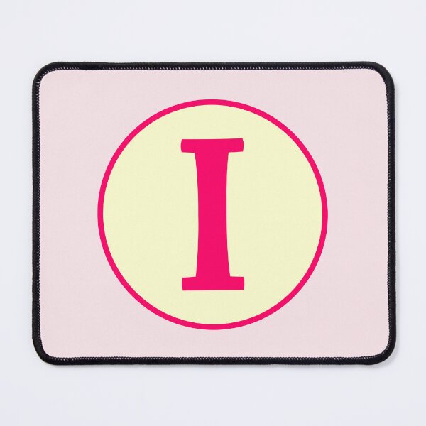 Item preview, Pink Alphabet Letter I Circle designed and sold by Jeallan Designs.