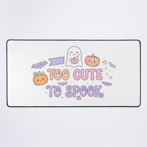 Item preview, Too Cute To Spook Cute Ghost T-Shirt | Kawaii Spooky Typography | Pastel Cute Graphic Tee designed and sold by Faisal  Shah.