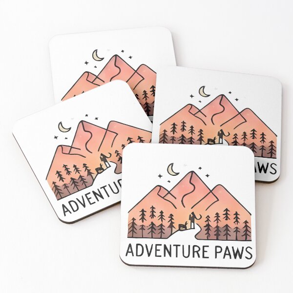 Item preview, Adventure Paws - Paesaggio montano al chiaro di luna designed and sold by Verdiami.