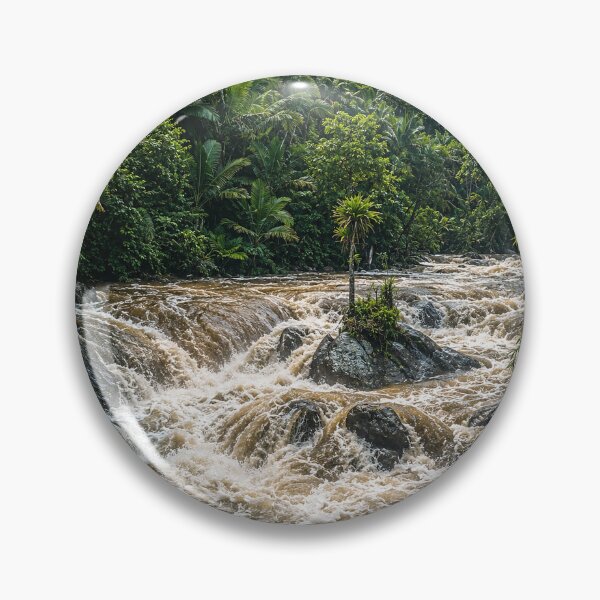 Item preview, Raging RIVER (danger!) In El Yunque Rainforest - Puerto Rico designed and sold by www.elyunqueprints.store.