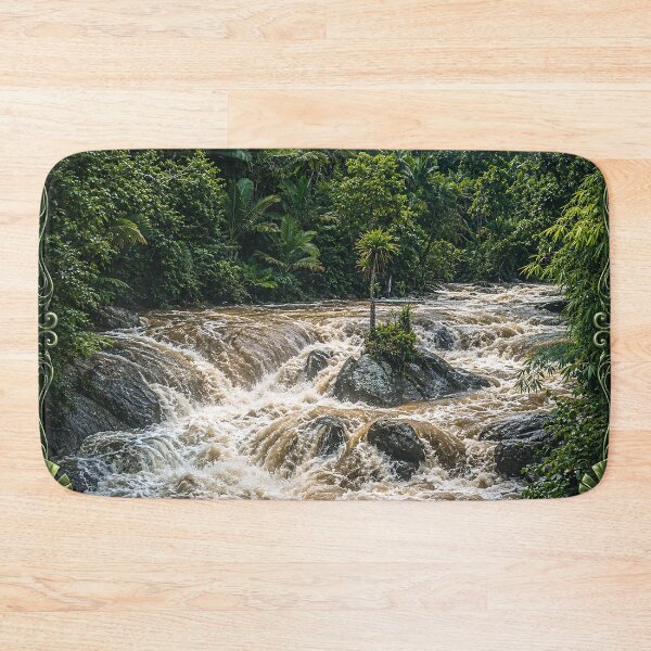 Item preview, Raging RIVER (danger!) In El Yunque Rainforest - Puerto Rico designed and sold by www.elyunqueprints.store.