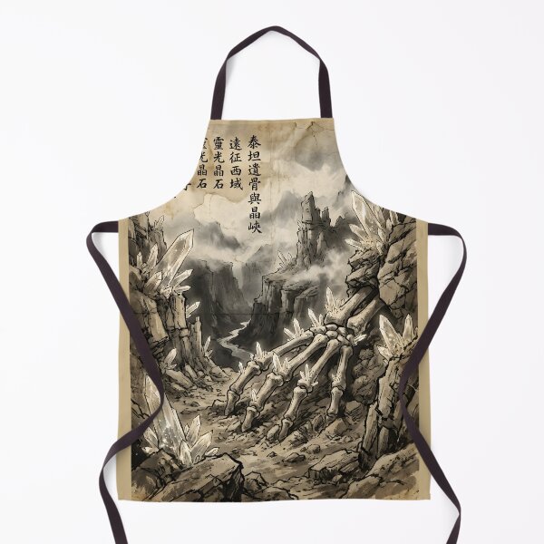 Item preview, The Titan’s Crystal Grave Sumi-e Ink Wash designed and sold by DuckOddity.