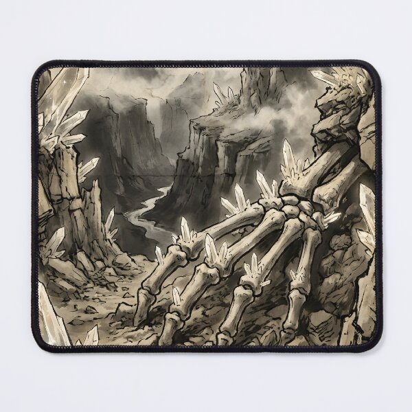 Item preview, The Titan’s Crystal Grave Sumi-e Ink Wash designed and sold by DuckOddity.