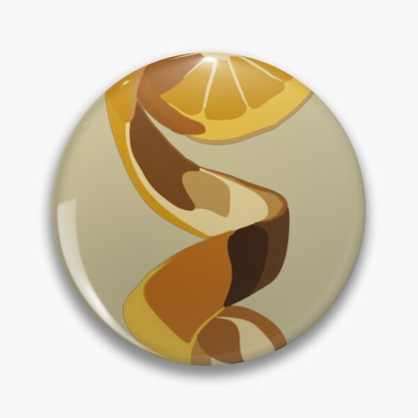 Item preview, Spiraling Orange Peel Vector Illustration designed and sold by ArtVibeArty.