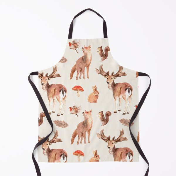 Item preview, Forest Animals And Mushrooms Pattern designed and sold by AESTHETISCAPES.