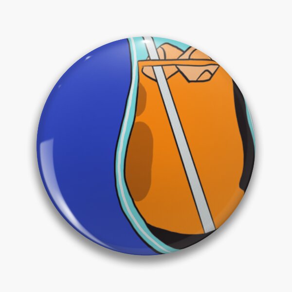 Item preview, Cartoon Iced Orange Juice in Hurricane Glass designed and sold by ArtVibeArty.