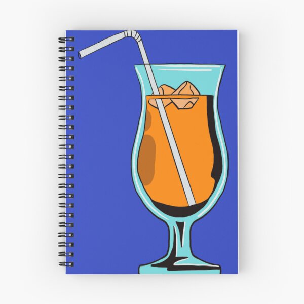Item preview, Cartoon Iced Orange Juice in Hurricane Glass designed and sold by ArtVibeArty.