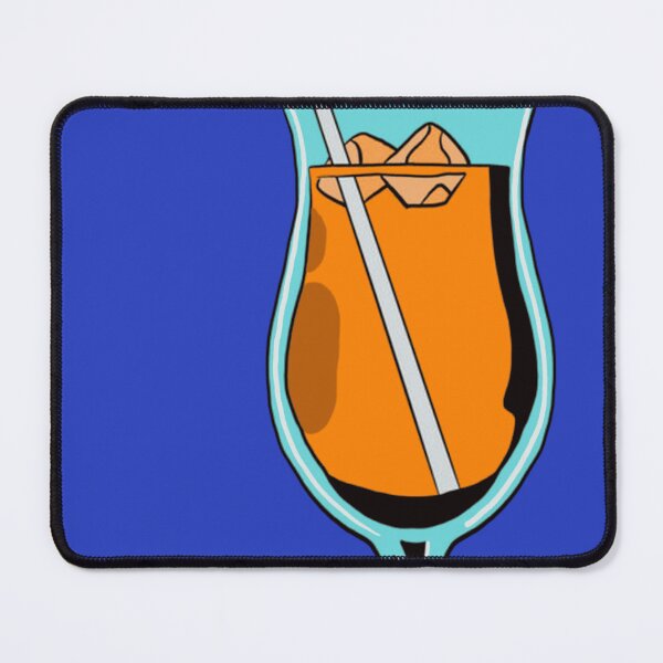 Item preview, Cartoon Iced Orange Juice in Hurricane Glass designed and sold by ArtVibeArty.