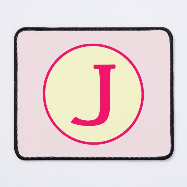 Item preview, Pink Alphabet Letter J Circle designed and sold by Jeallan Designs.