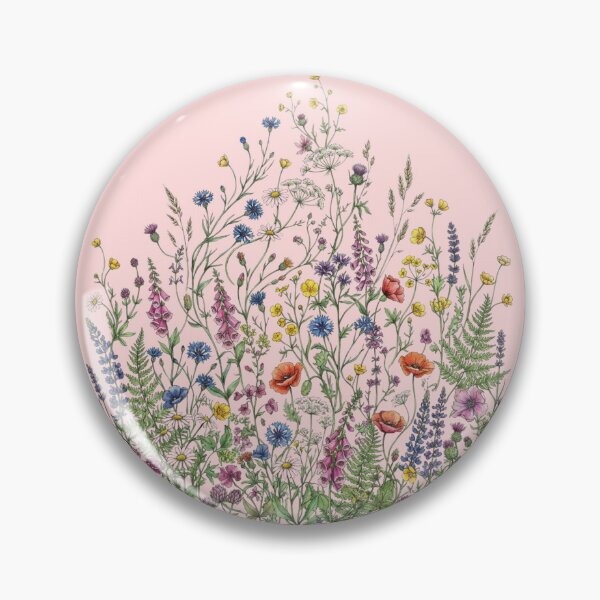 Item preview, Intricate Meadow Wildflowers Botanical designed and sold by RahniNM.
