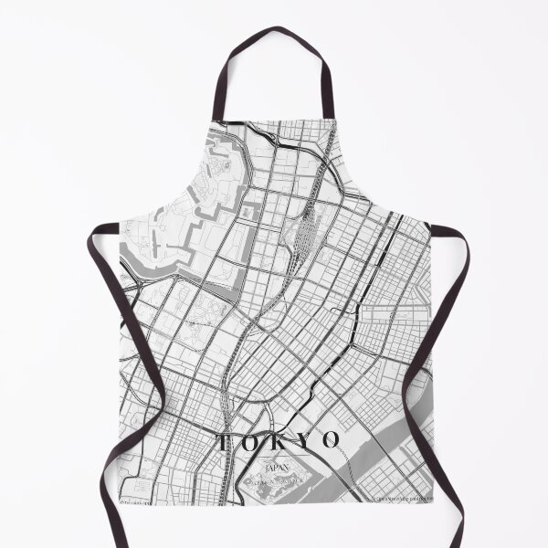 Item preview, Tokyo Black White City Map Poster, Minimal Street Map Wall Art designed and sold by LASTIQUE-dd.