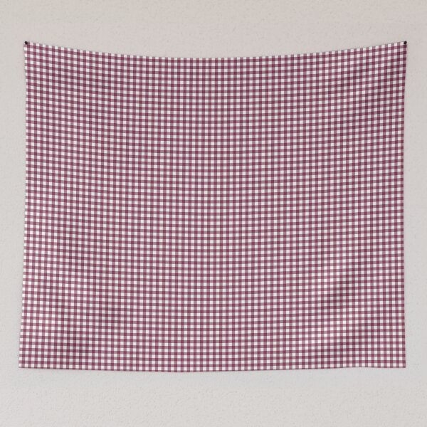 Item preview, Plum and White Gingham Pattern | Classic Purple Checkered Print | Elegant Deep Purple Gingham | Minimalist Plum Plaid | Rustic Dark Purple Gingham | Autumnal Plum Plaid designed and sold by VivaFy.