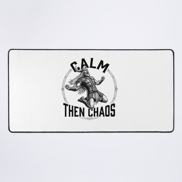 Item preview, Calm Then Chaos Football Motivation designed and sold by NellyOhNelly.