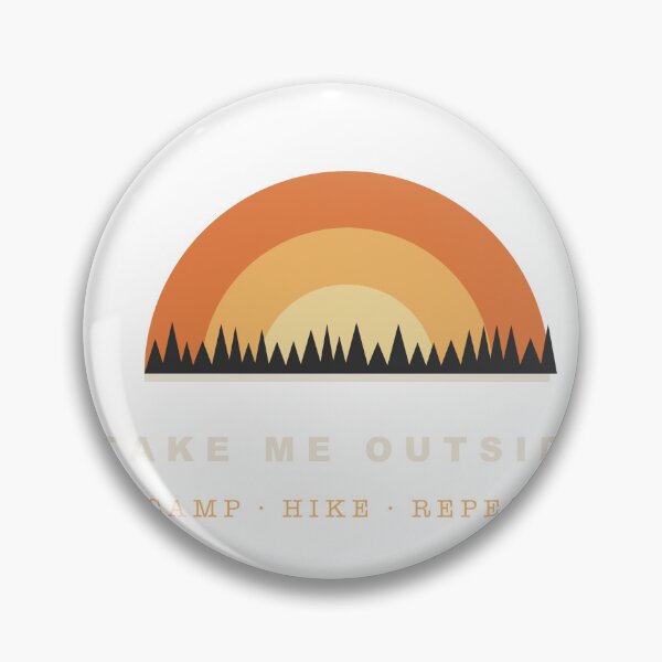 Item preview, Take Me Outside - Retro Sunset Camping Hiking designed and sold by Spraxl.