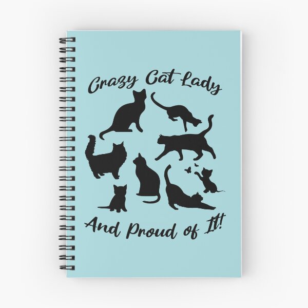 Item preview, Crazy Cat Lady and Proud of It | Funny Cat Lover Gift Design designed and sold by Sachie's Studio.