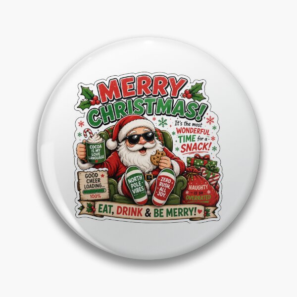 Item preview, Santa Eating a Snack designed and sold by LewpyG.