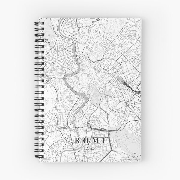 Item preview, Rome Black White City Map Poster, Minimal Street Map Wall Art designed and sold by LASTIQUE-dd.