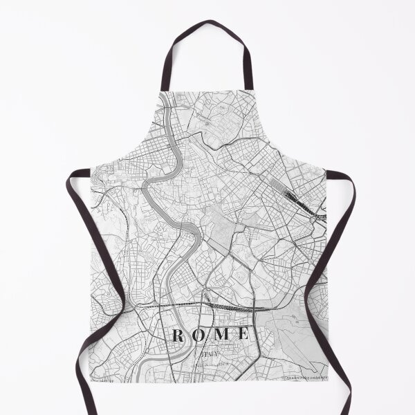 Item preview, Rome Black White City Map Poster, Minimal Street Map Wall Art designed and sold by LASTIQUE-dd.