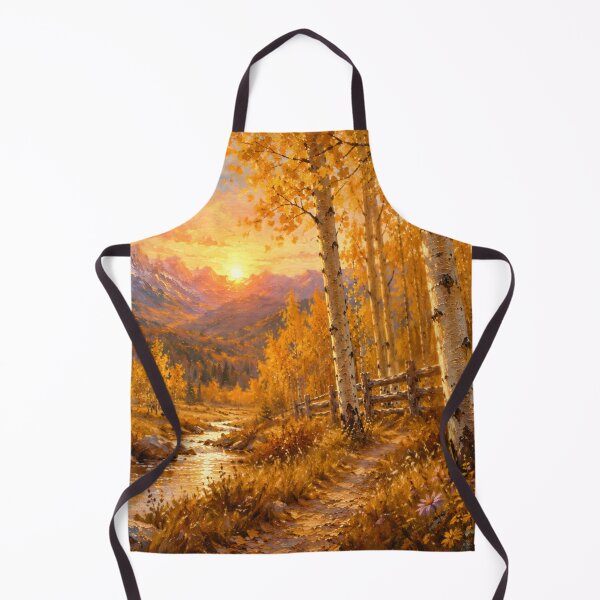 Item preview, Golden Silence: Aspen Valley at Sunset designed and sold by Sanctum Icons.