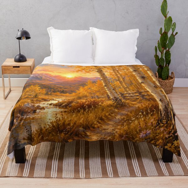 Item preview, Golden Silence: Aspen Valley at Sunset designed and sold by Sanctum Icons.