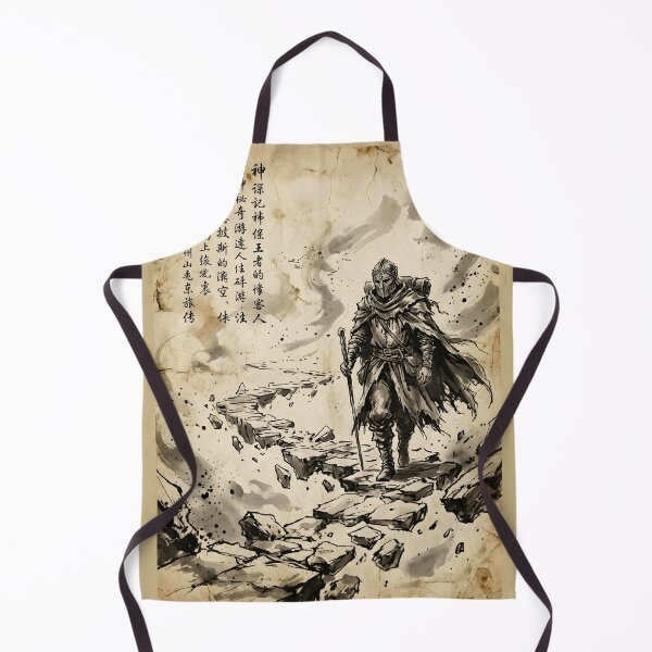 Item preview, The Masked Wanderer of the Void Sumi-e Ink Wash designed and sold by DuckOddity.