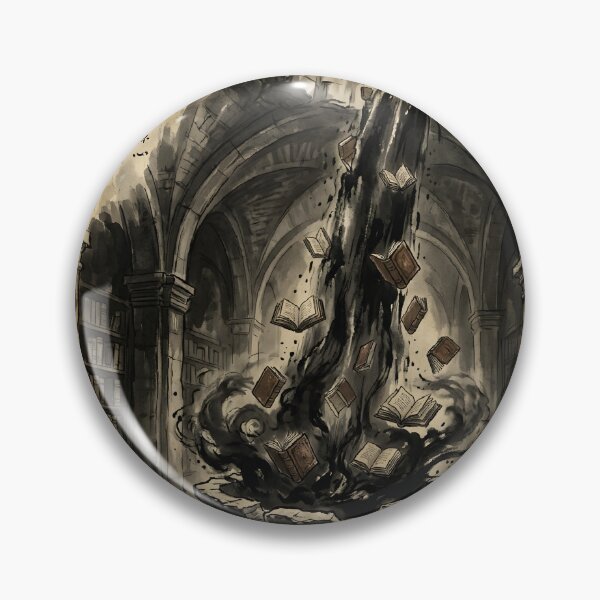 Item preview, The Waterfall of Infinite Knowledge Sumi-e Ink Wash designed and sold by DuckOddity.