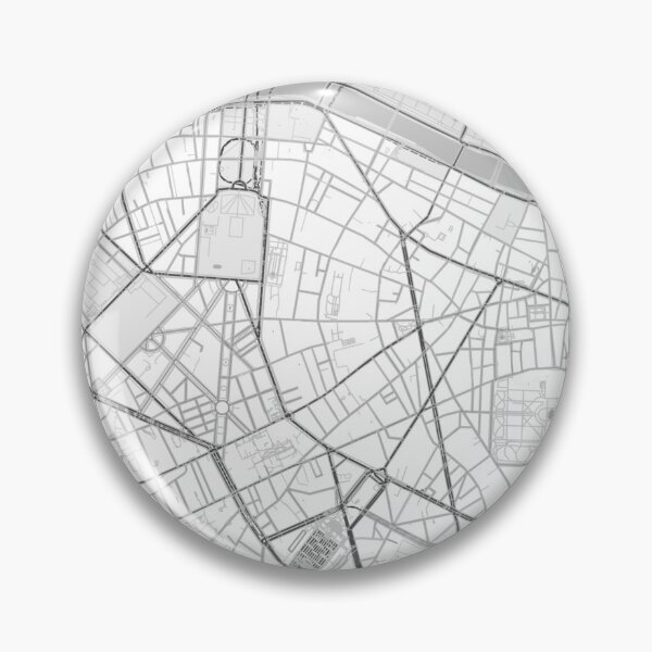 Item preview, Paris Black White City Map Poster, Minimal Street Map Wall Art designed and sold by LASTIQUE-dd.