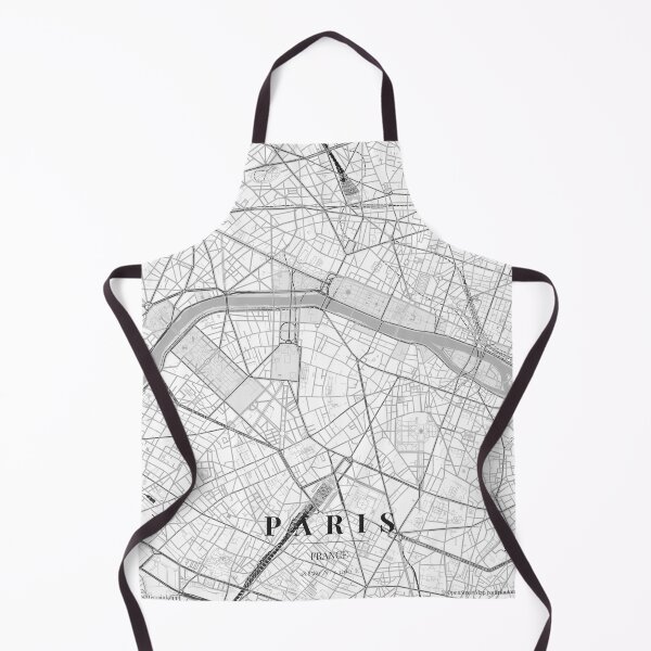 Item preview, Paris Black White City Map Poster, Minimal Street Map Wall Art designed and sold by LASTIQUE-dd.
