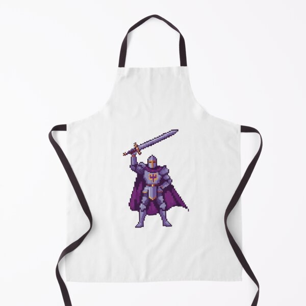 Item preview, Retro Pixel Art Knight Purple Armor Illustration designed and sold by ByKayaPrints.