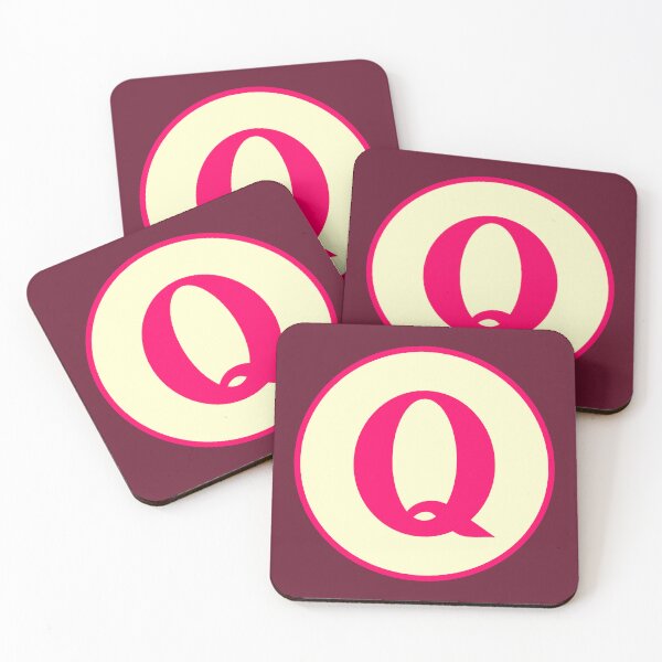 Item preview, Pink Alphabet Letter Q Circle designed and sold by Jeallan Designs.