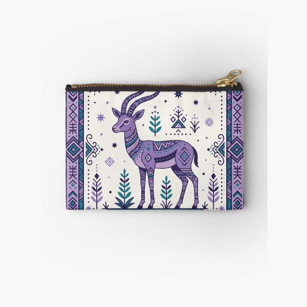 Item preview, Geometric Antelope Design  Folk Art Animal Pattern designed and sold by aswan2000.