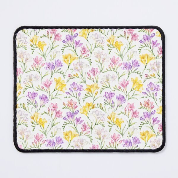 Item preview, Freesia Watercolor Spring Scatter Seamless Floral Pattern designed and sold by Inkworksbyshery.