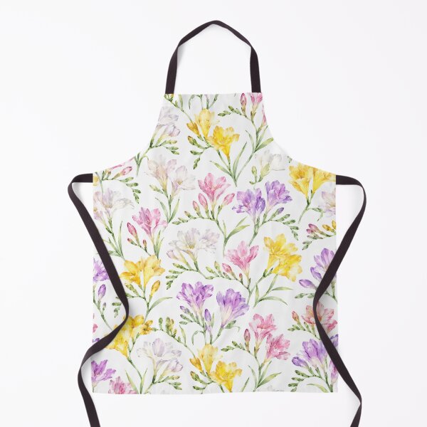 Item preview, Freesia Watercolor Spring Scatter Seamless Floral Pattern designed and sold by Inkworksbyshery.