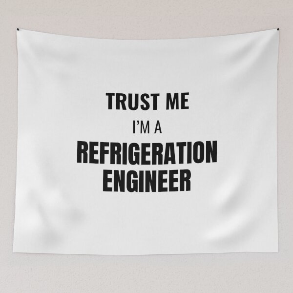 Item preview, Trust Me I'm a Refrigeration Engineer (Black) designed and sold by ShipCrewNation.
