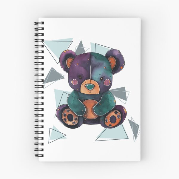 Item preview, Cute Kawaii Abstract Geometric Teddy Bear designed and sold by Szpaku desart .