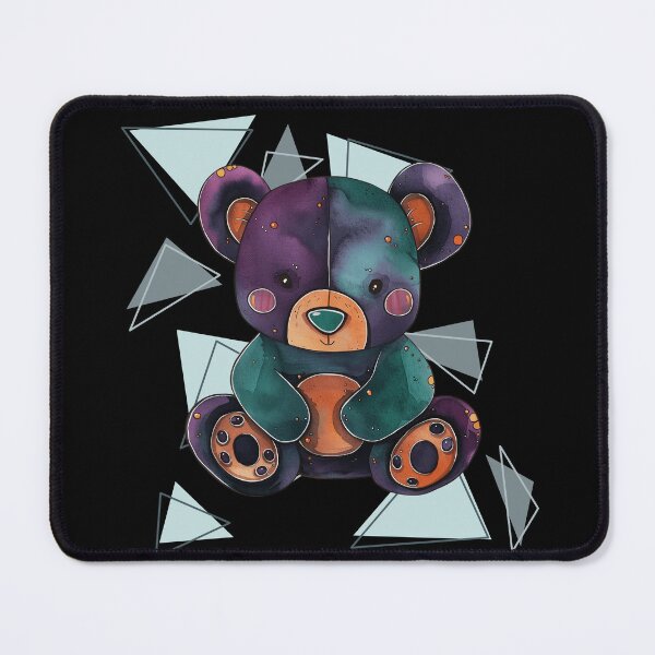 Item preview, Cute Kawaii Abstract Geometric Teddy Bear designed and sold by Szpaku desart .