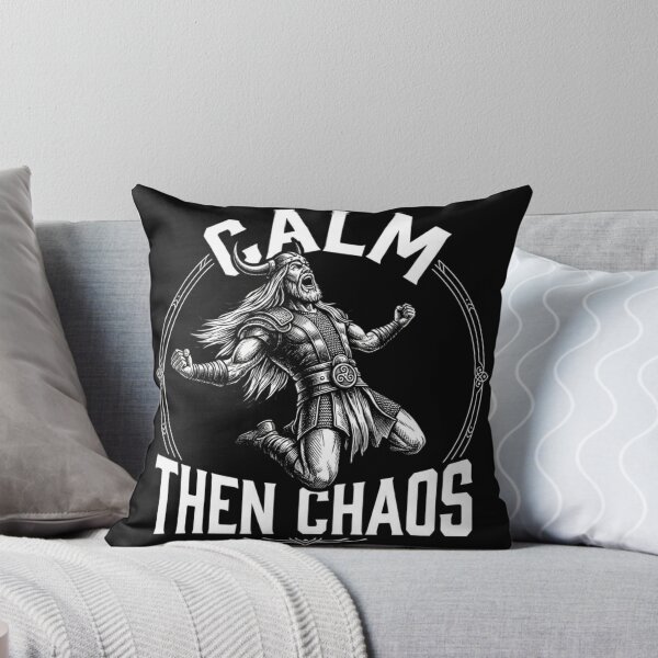 Item preview, Calm Then Chaos Football Motivation Dark designed and sold by NellyOhNelly.