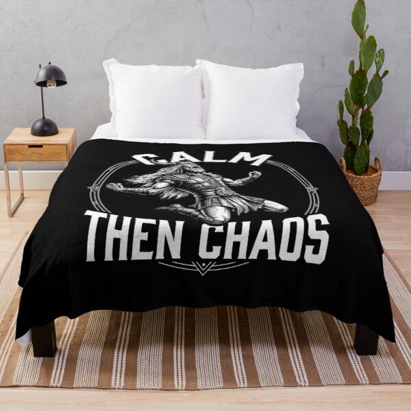 Item preview, Calm Then Chaos Football Motivation Dark designed and sold by NellyOhNelly.
